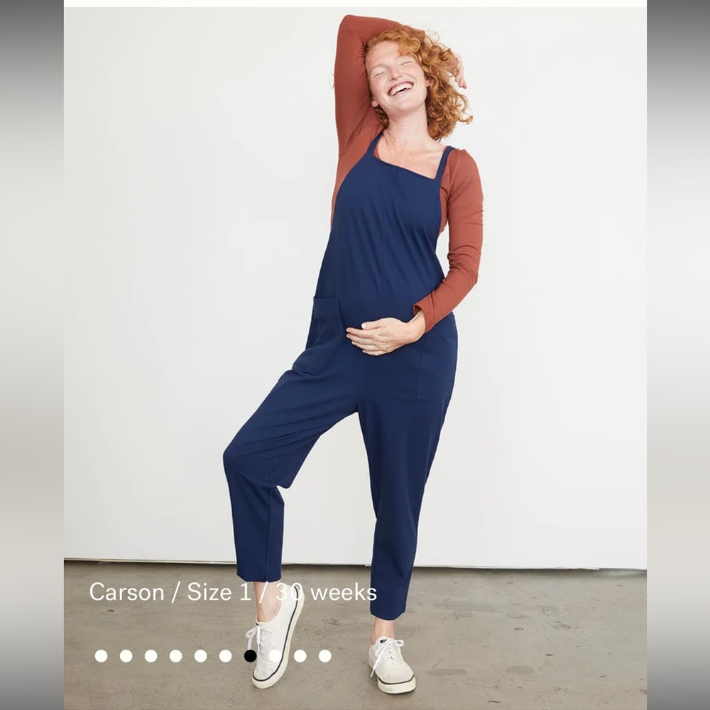 Storq Anytime Maternity overalls, Indigo, size 4